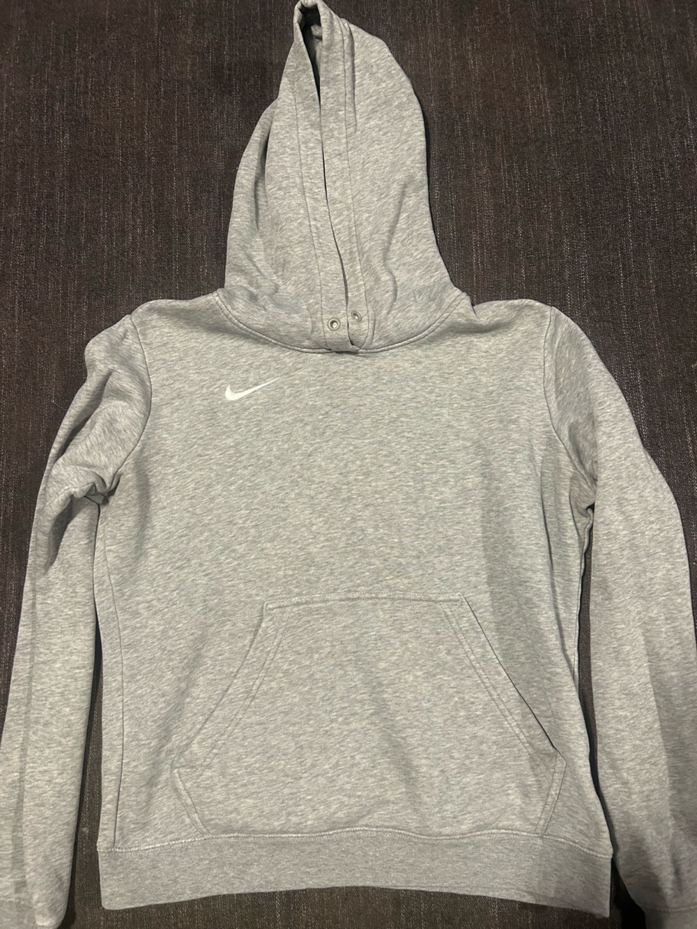 Nike Men’s Light Gray Turtleneck Sweater with Swoosh
